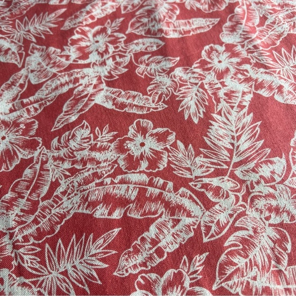 H LOOK 100% SILK Tropical Print Maxi Dress Sleeveless Size M Casual Sundress - Picture 4 of 8